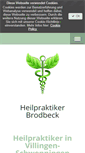 Mobile Screenshot of naturheilpraxis-brodbeck.com