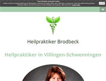 Tablet Screenshot of naturheilpraxis-brodbeck.com